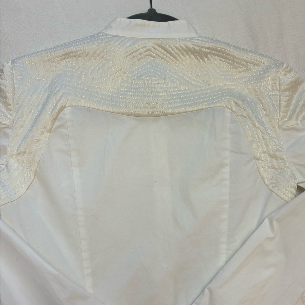 A/X Armani Exchange Cream Button-Up Shirt